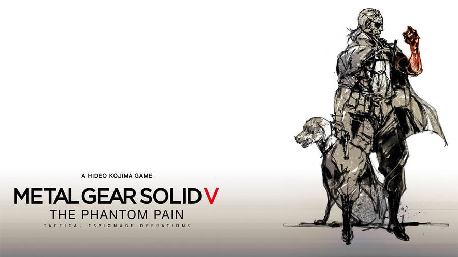 The Legendary Solid Snake And His Trusty Canine Companion Dd Wallpaper