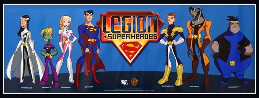 The Legion Of Super Heroes Defending The Universe Wallpaper