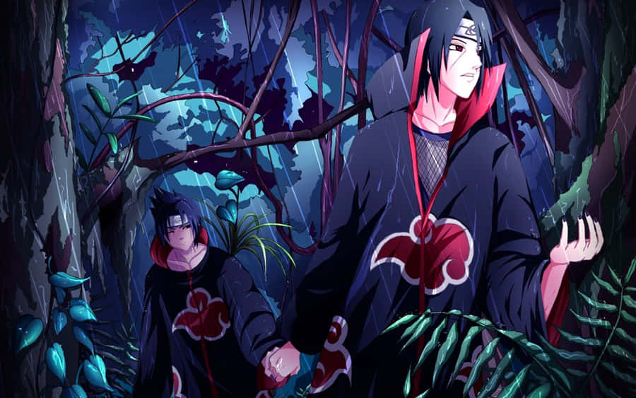 The Lone Wolf - Akatsuki Sasuke Wallpaper