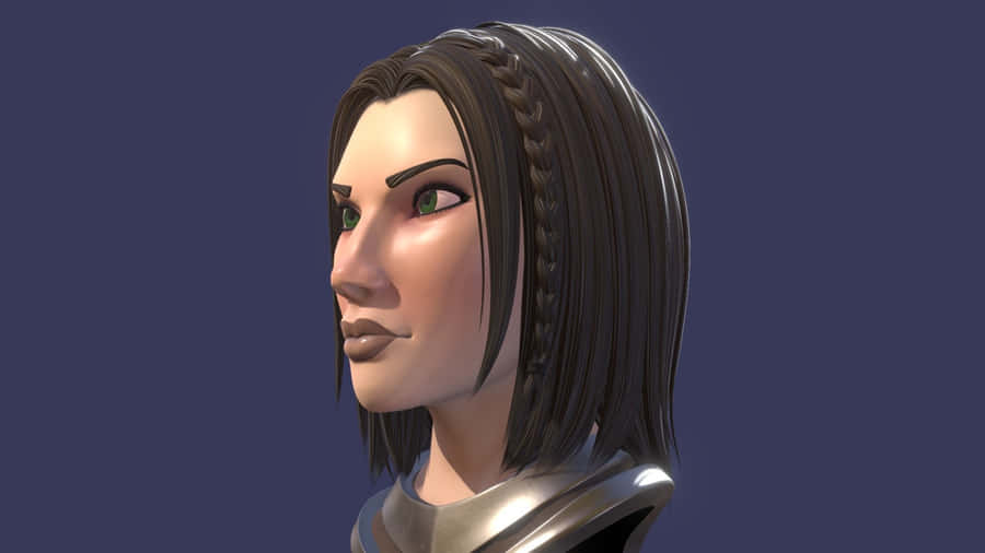 The Loyal And Brave Lydia, The Housecarl Of Whiterun In The Open World Of Skyrim Wallpaper