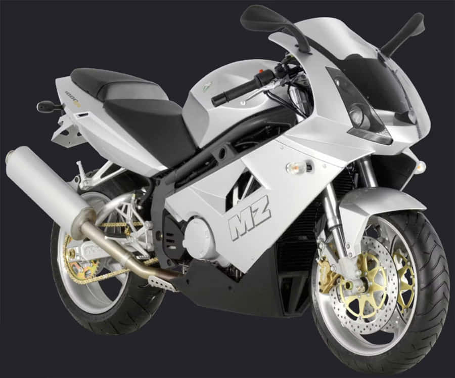 The Majestic Beauty Of An Mz Motorcycle Wallpaper