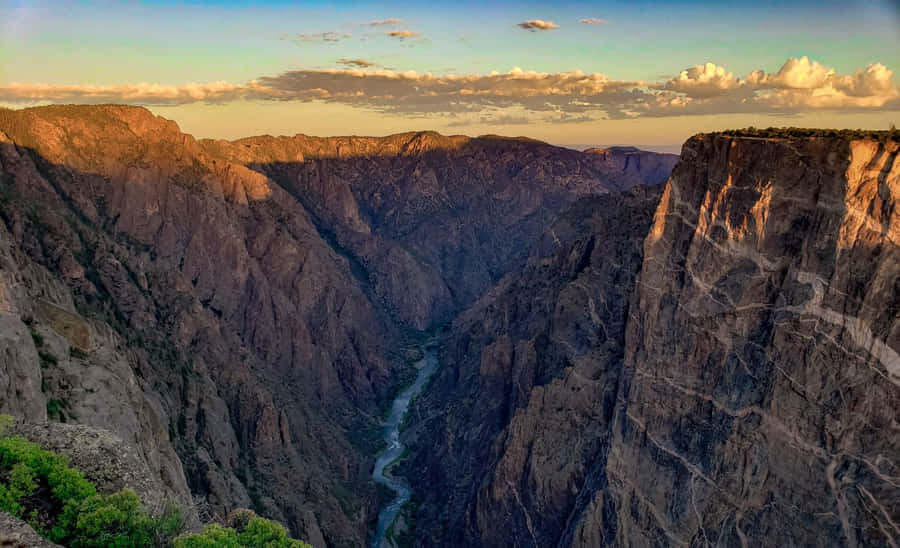 The Majestic Black Canyon Wallpaper