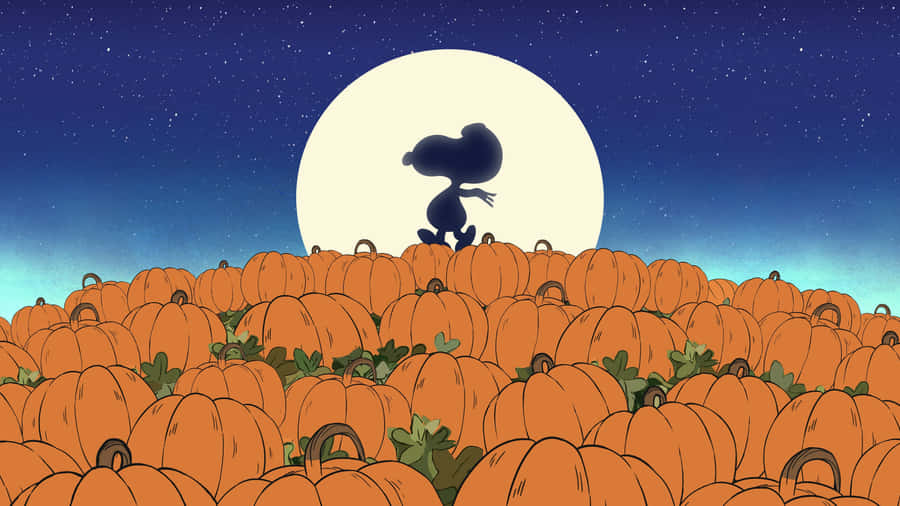 The Majestic Great Pumpkin At Dusk Wallpaper