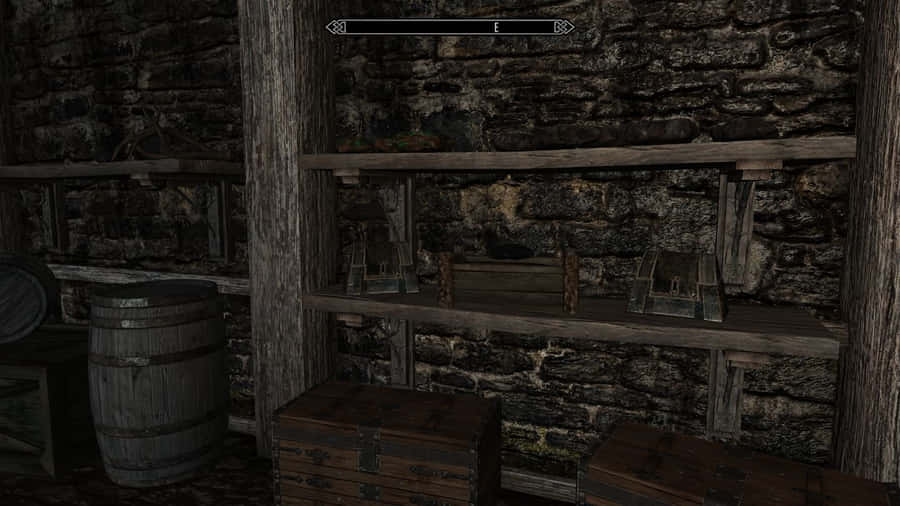 The Majestic Heljarchen Hall In The Heart Of Skyrim Wallpaper