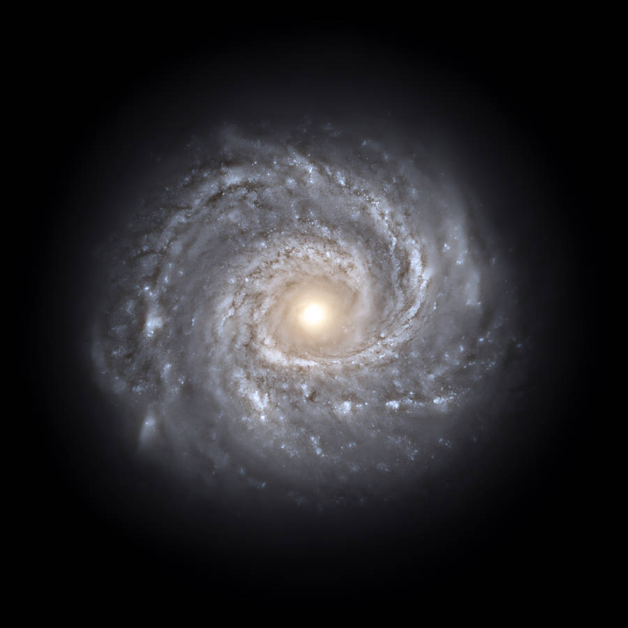 The Majestic Spiral Arms Of The Milky Way Wallpaper