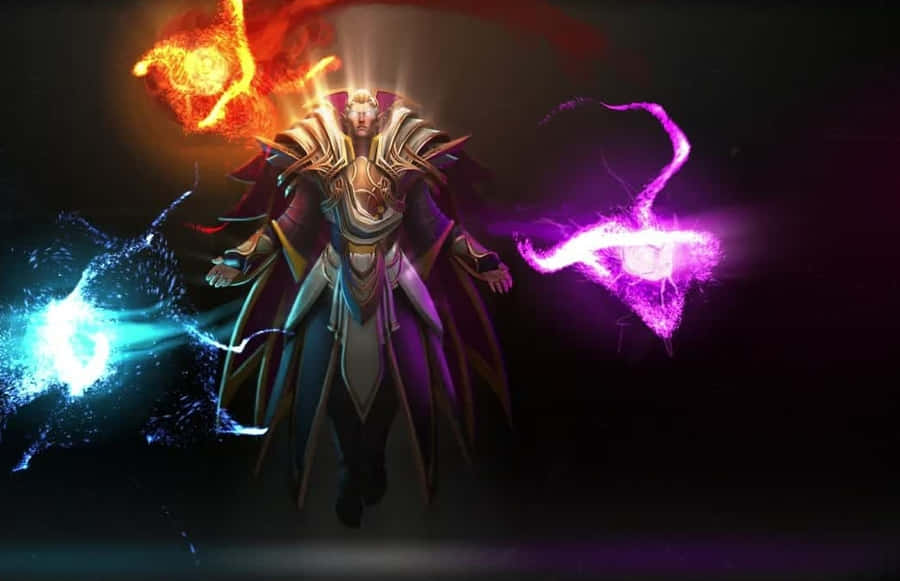 The Master Of Spells: Invoker In Dota 2 Wallpaper