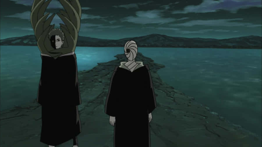 The Menacing Black Zetsu Emerging From The Darkness Wallpaper