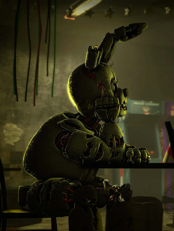 The Menacing Scraptrap Awaits Wallpaper