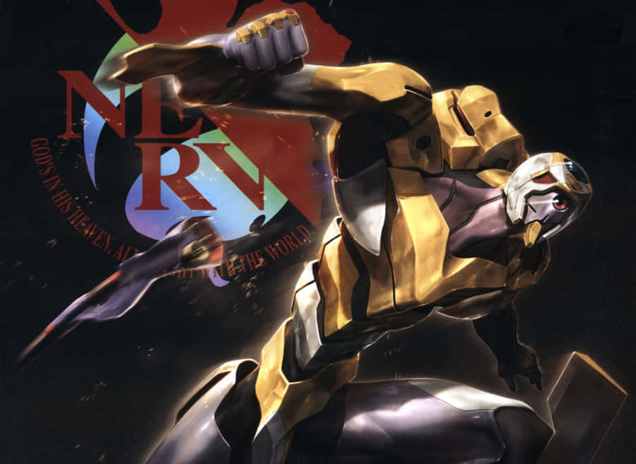 The Mighty Eva-00 In Action Wallpaper
