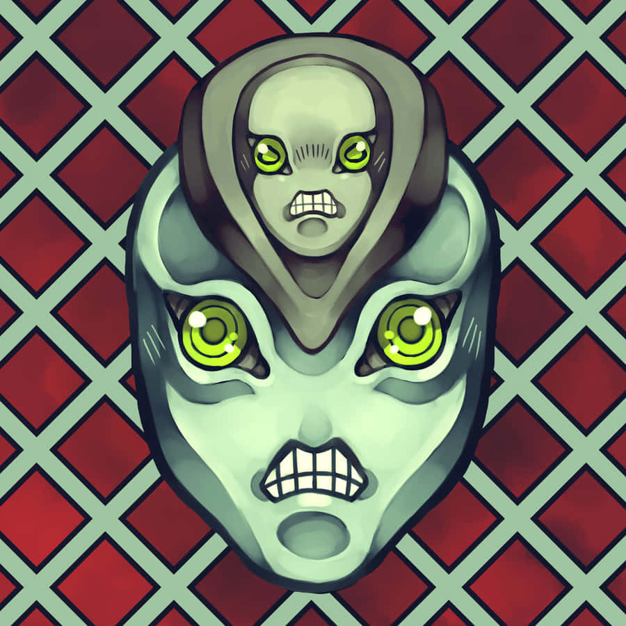 The Mighty King Crimson From Jojo's Bizarre Adventure Wallpaper