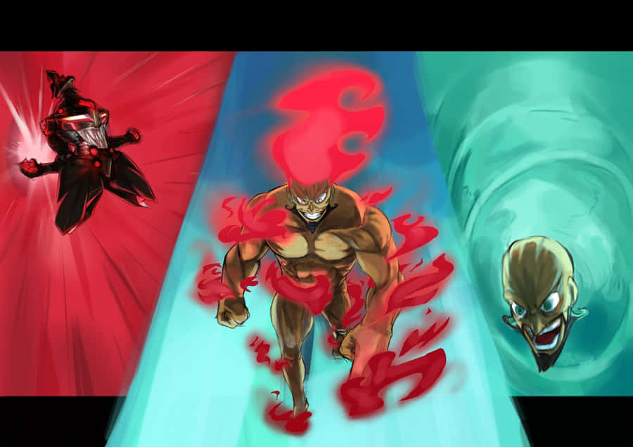 The Mighty Lordgenome In Action Wallpaper