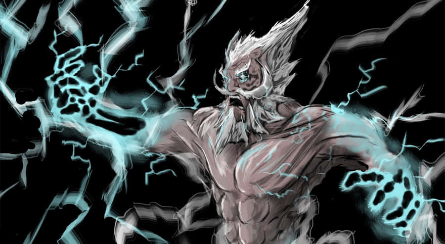 The Mighty Zeus Strikes In Dota 2 Wallpaper