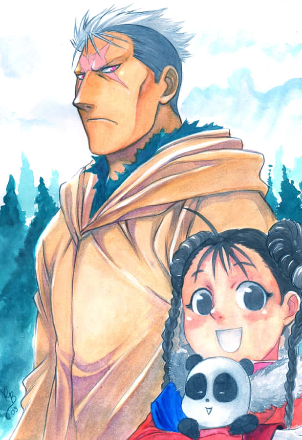 The Mysterious Scar In Fullmetal Alchemist Wallpaper