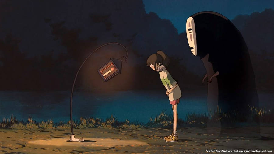 The Mysterious Stalker From Studio Ghibli's Spirited Away Wallpaper