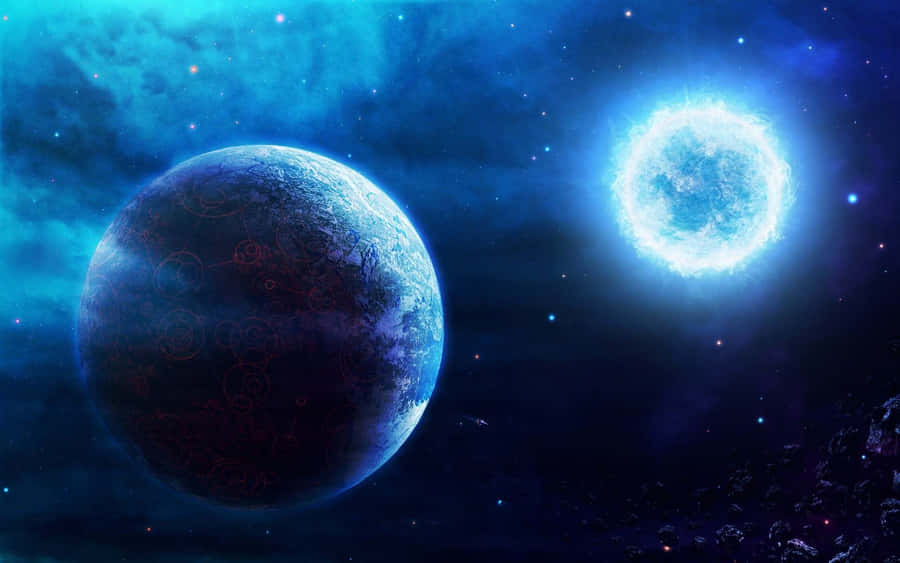 The Mysterious Wonders Of The Blue Planet Wallpaper