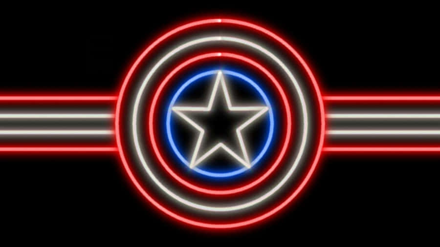 The Official Logo Of Captain America Wallpaper