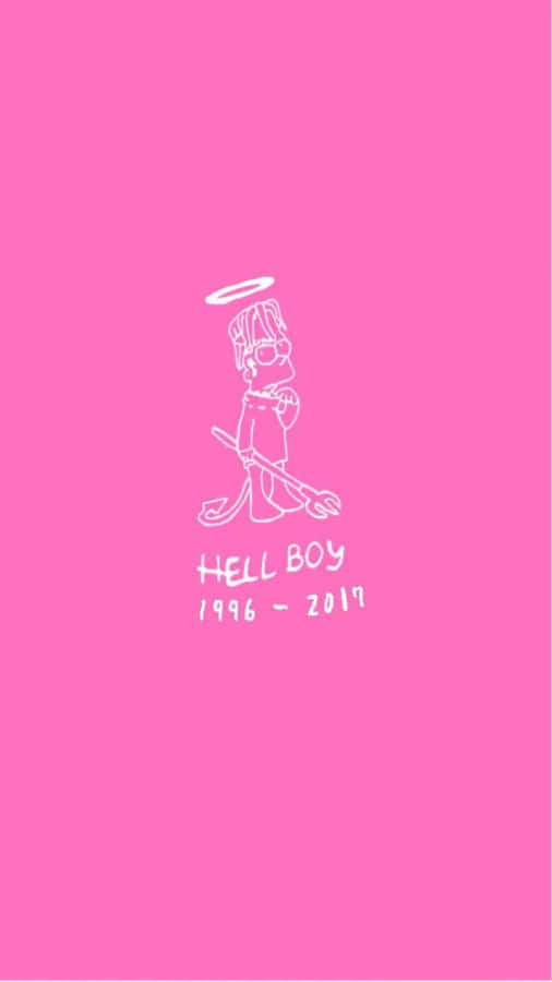 The Official Logo Of Rapper Lil Peep Wallpaper