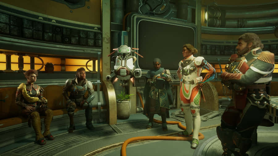 The Outer Worlds 2 Crew Meeting Wallpaper