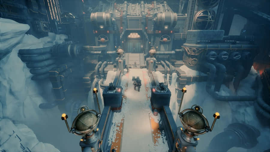 The Outer Worlds 2 Snowy Fortress Wallpaper