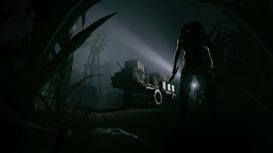 The Outlast Trials Dark Corridor Wallpaper