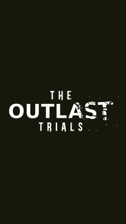 The Outlast Trials Logo Wallpaper