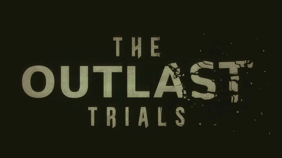 The Outlast Trials Logo Wallpaper
