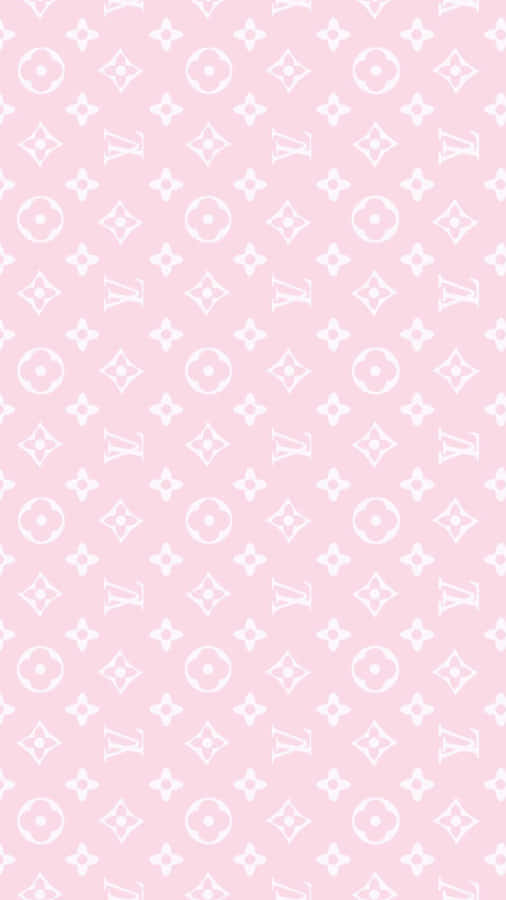 The Perfect Girly Accessory - Louis Vuitton's Pink Monogram Wallpaper