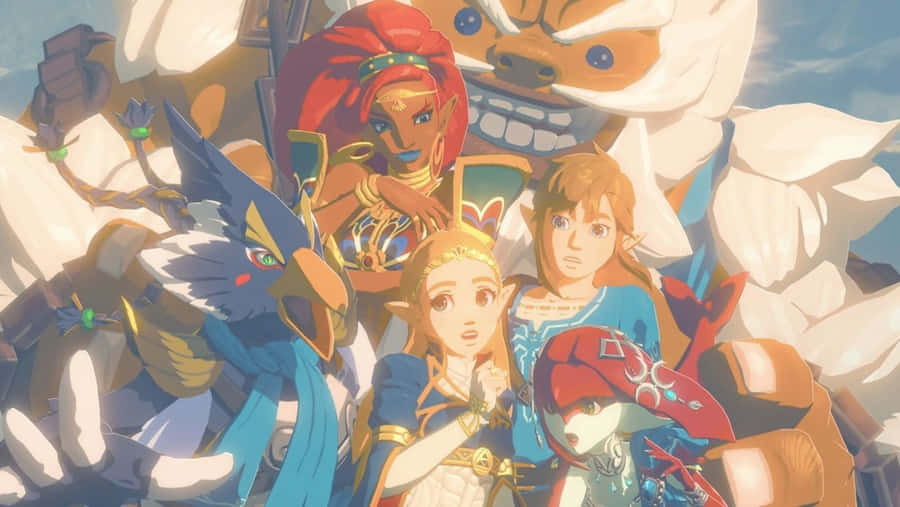 The Powerful Gerudo Champion, Urbosa, From The Legend Of Zelda: Breath Of The Wild Wallpaper