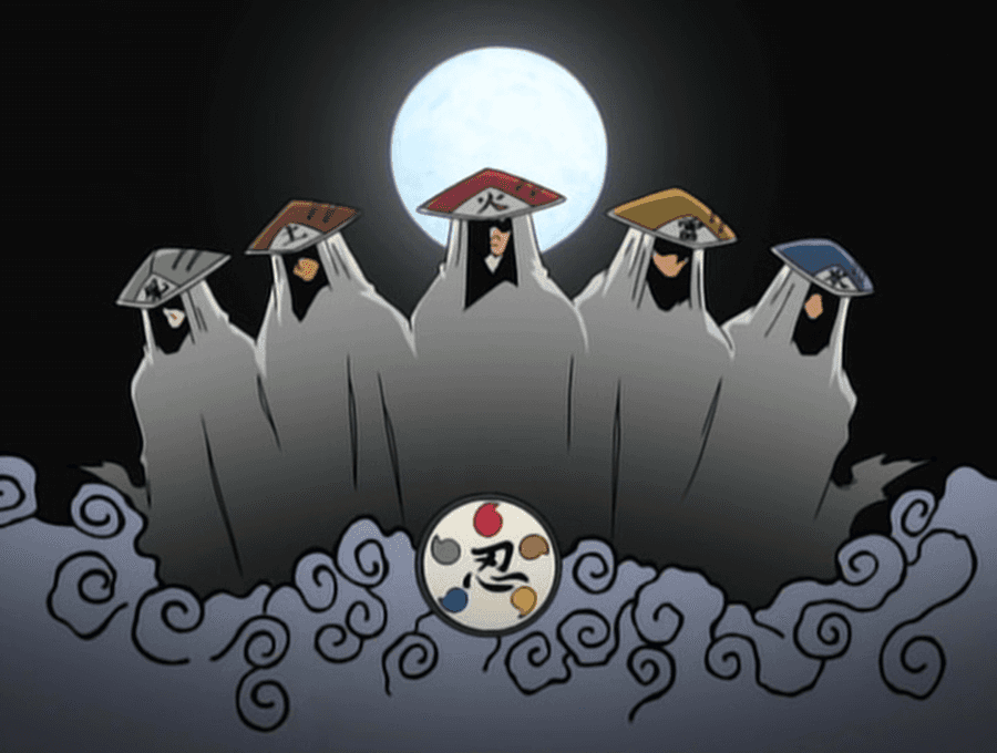 The Powerful Naruto Kage In An Epic Pose Wallpaper