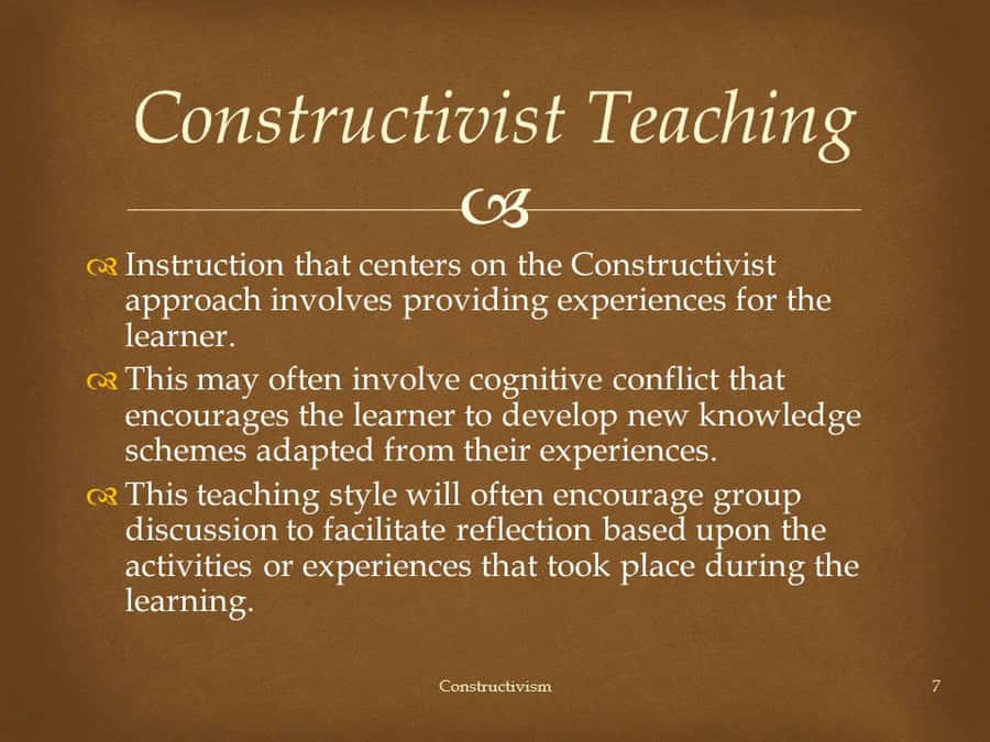 The Principles Of Constructivism Contemplate The Potential Of Human Creation Wallpaper