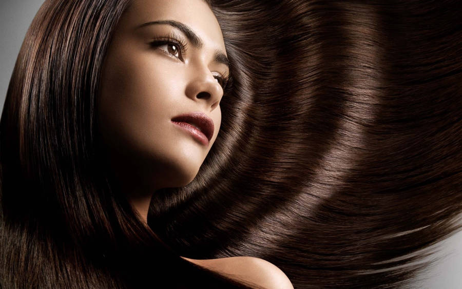 The Radiant Shine Of Healthy Hair Wallpaper