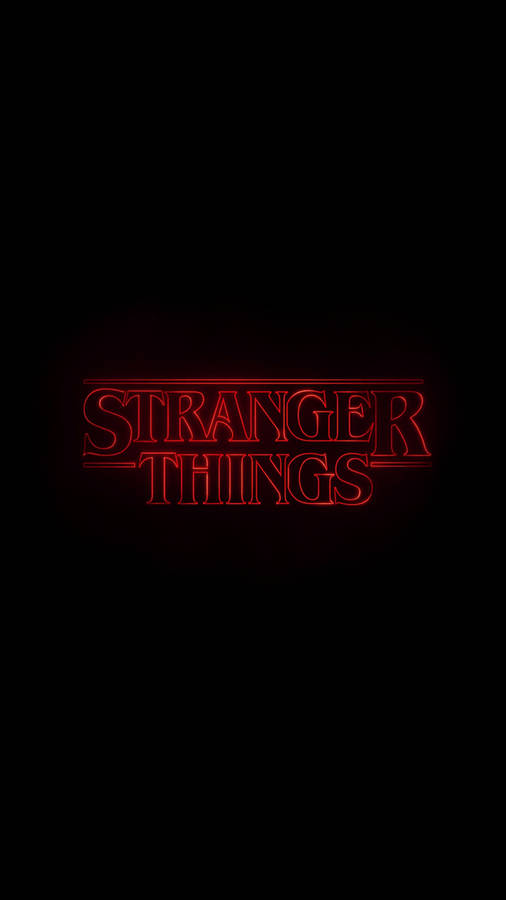 The Red Mystery Of Stranger Things Wallpaper