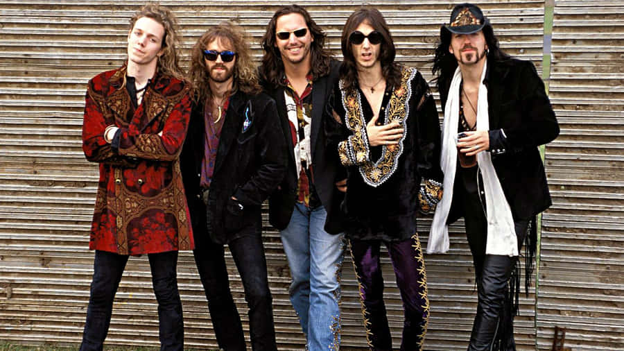 The Rock And Roll Band The Black Crowes Wallpaper
