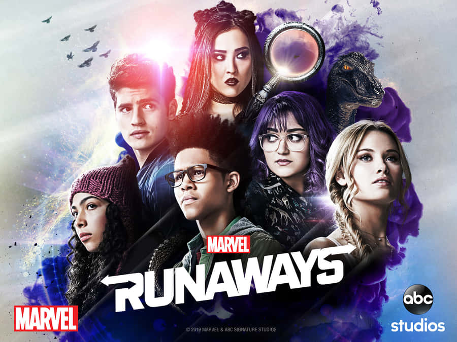 The Runaways: A Group Of Teenagers With Extraordinary Abilities Wallpaper