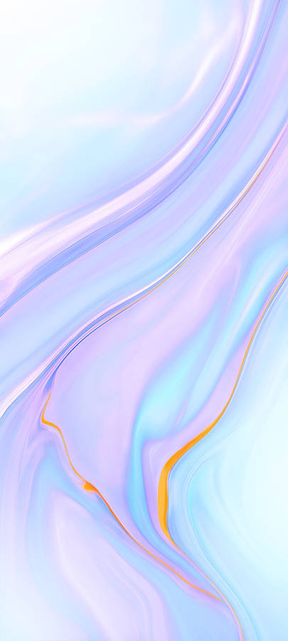 The Samsung A51 Exudes Modern Elegance With Its Light Purple Aesthetic Waves. Wallpaper