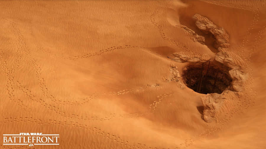 The Sarlacc Creature, An Ancient And Terrifying Threat In The Desert Of Tatooine. Wallpaper