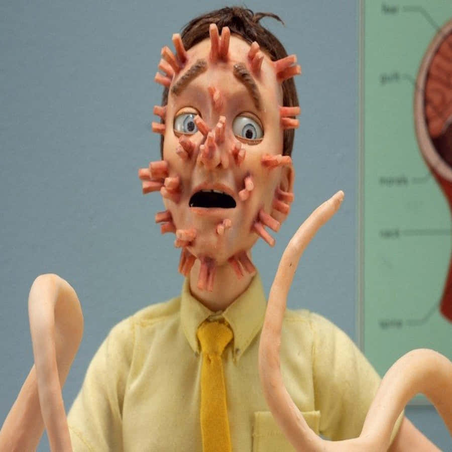 The Shivering Truth Man In Yellow Wallpaper