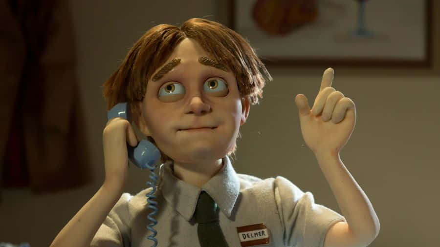 The Shivering Truth Man Raising Finger Wallpaper