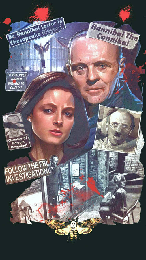 The Silence Of The Lambs Comic Art Wallpaper