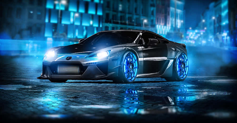 The Sleek And Luxurious Lexus Lfa Sports Car Wallpaper
