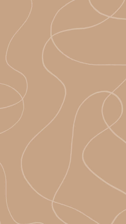 The Sleek And Sophisticated Look Of A Dark Brown Iphone Wallpaper