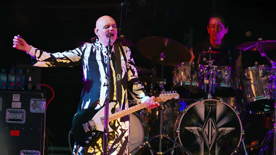 The Smashing Pumpkins Live Performance Wallpaper