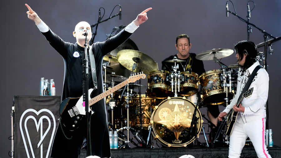 The Smashing Pumpkins Live Performance Wallpaper