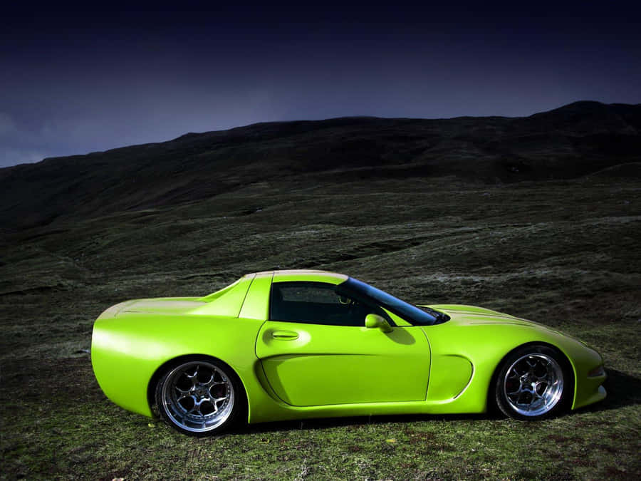 The Striking Aesthetic Of Chevrolet Corvette C5 Wallpaper