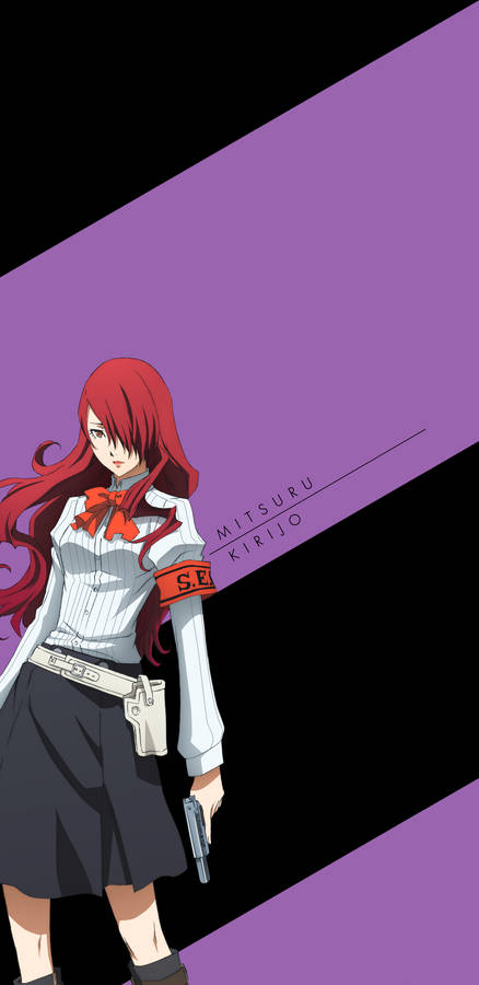 The Strong, Wise Leader Of Sees, Mitsuru Kirijo. Wallpaper