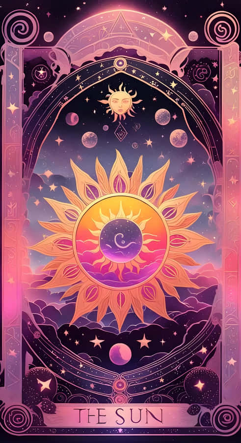 The Sun Tarot Card Wallpaper