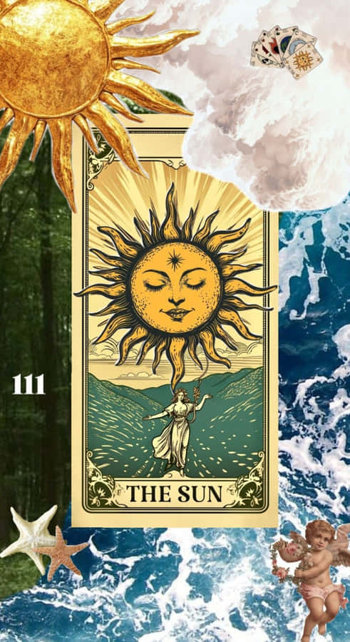 The Sun Tarot Card Wallpaper