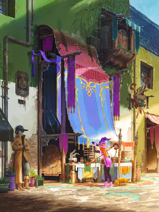 The Thriving Black Market Wallpaper