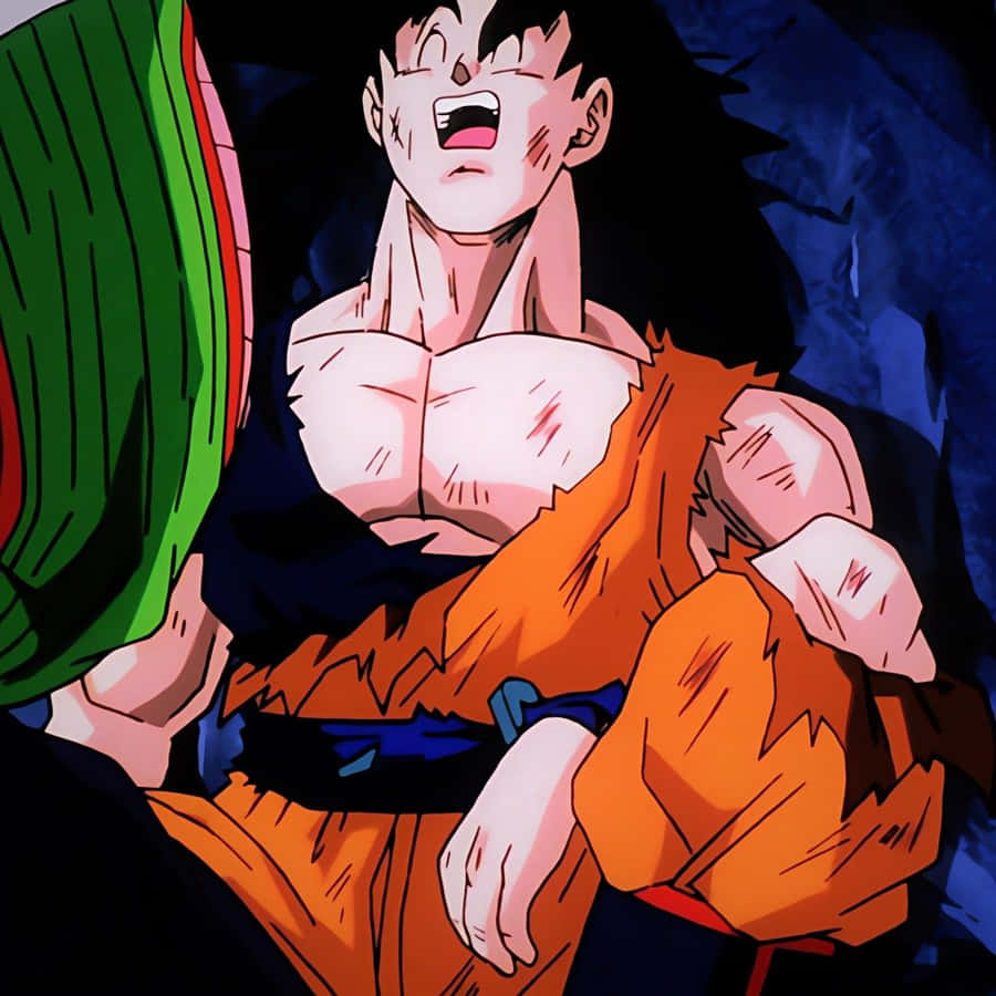 The Transformation Of Power: Legendary Super Saiyan Unleashed Wallpaper