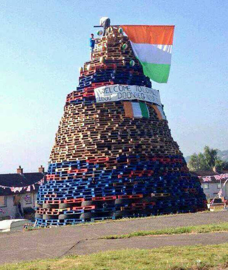 The Twelfth Bonfire Northern Ireland Wallpaper